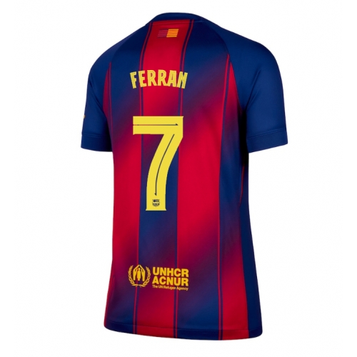 Billige Fotballdrakt Barcelona Ferran Torres #7 Replika Hjemmedrakt Dame 2025-26 Kortermet Billige Fotballdrakt Barcelona Ferran Torres #7 Replika Hjemmedrakt Dame 2025-26 Kortermet